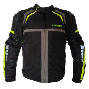 Chamarra de Textil FASEED Pro-X FJK-102 NegroVerdeGris (1)